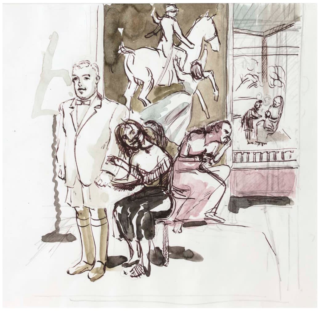 Paula Rego, Study for Caritas II, 1993