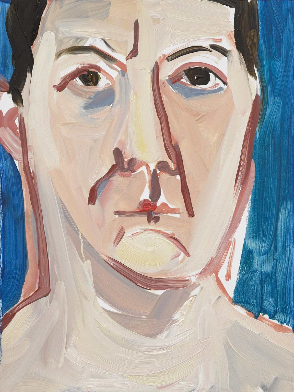 Chantal Joffe, Self-Portrait, December, 2018