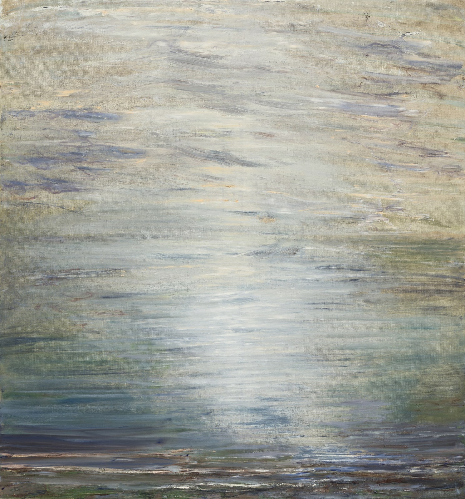 Celia Paul, Silvery Sea, 2018