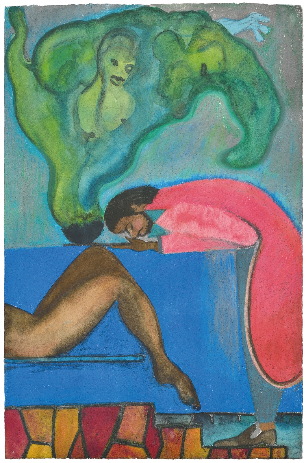 Chris Ofili, Poolside Magic 9, 2012