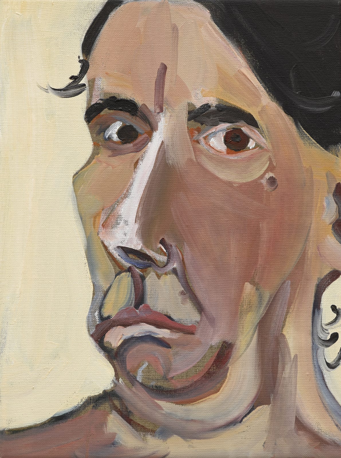 Chantal Joffe, Night Self-Portrait I, May, 2018