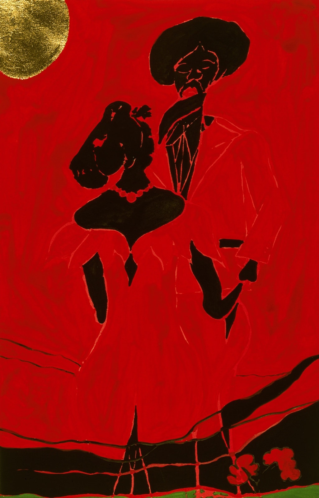 Chris Ofili, Within Reach 10 - Dance Stance, 2003