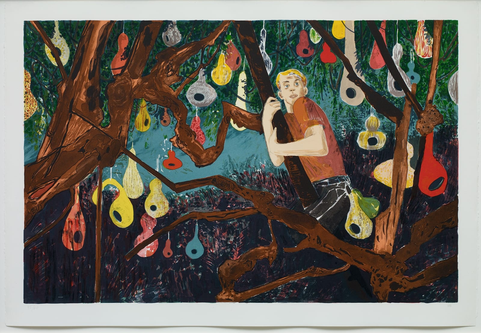 Hernan Bas, The Gourd Nest Hanger, 2010