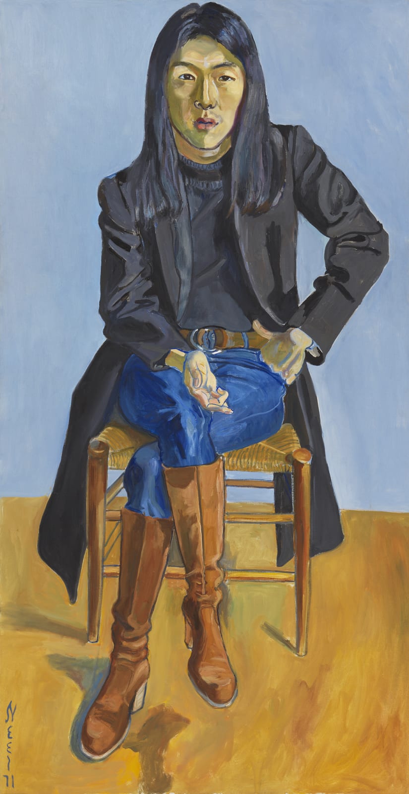 Alice Neel, Ron Kajiwara, 1971