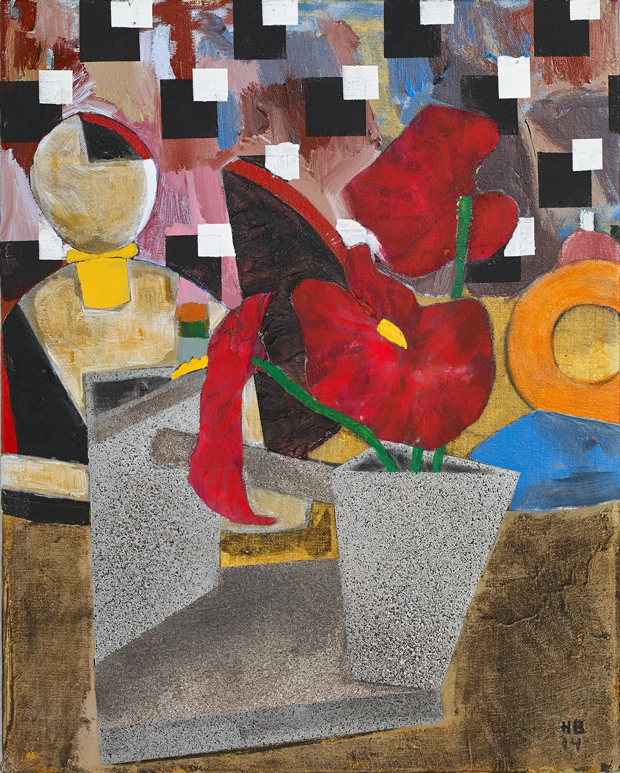 Hernan Bas, Memphis Living (Stoneware Still Life), 2014
