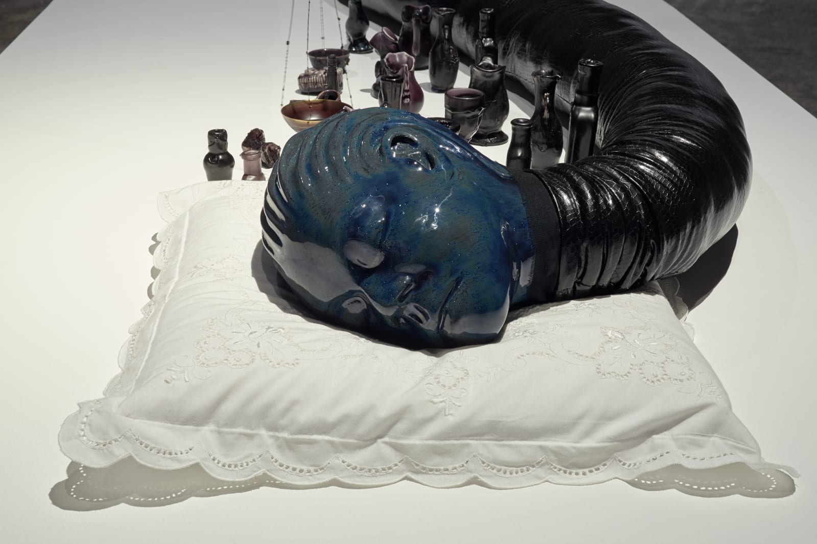 Wangechi Mutu, Sleeping Serpent, 2014