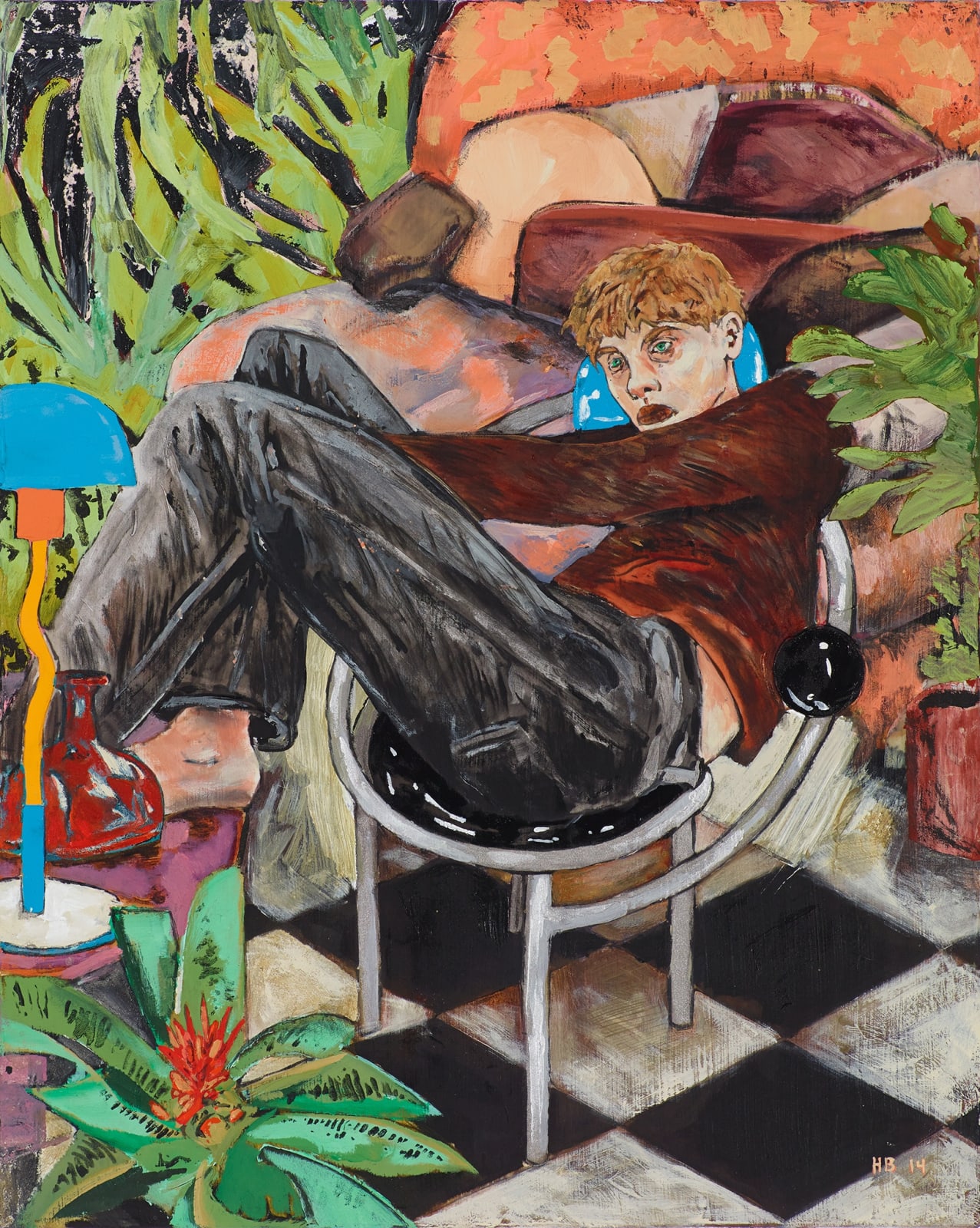 Hernan Bas, Memphis Living (first chair, last chair), 2014