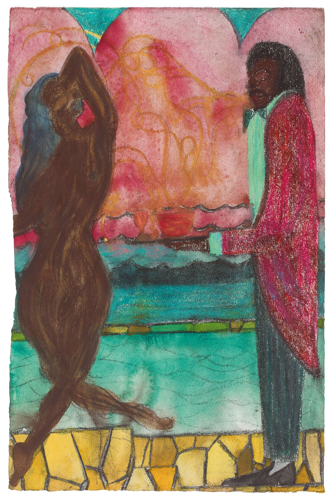 Chris Ofili, Poolside Magic 17, 2013