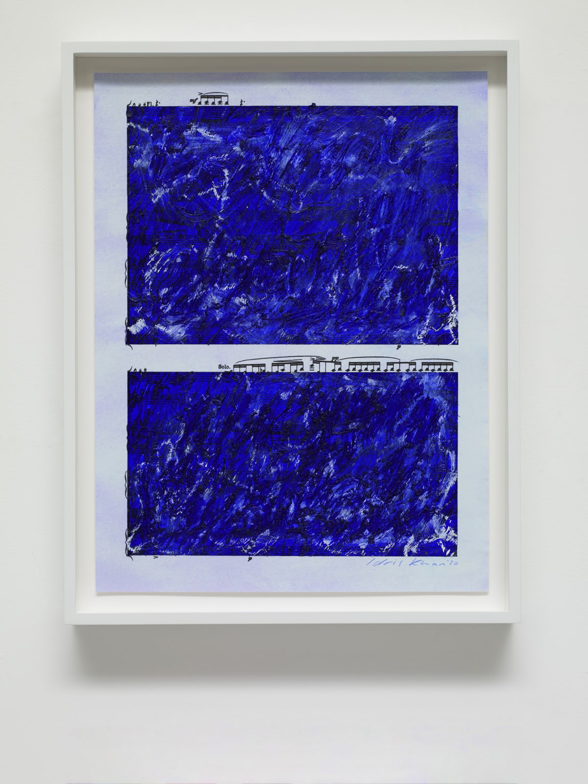 Idris Khan, Rhythm Painting 1, 2019