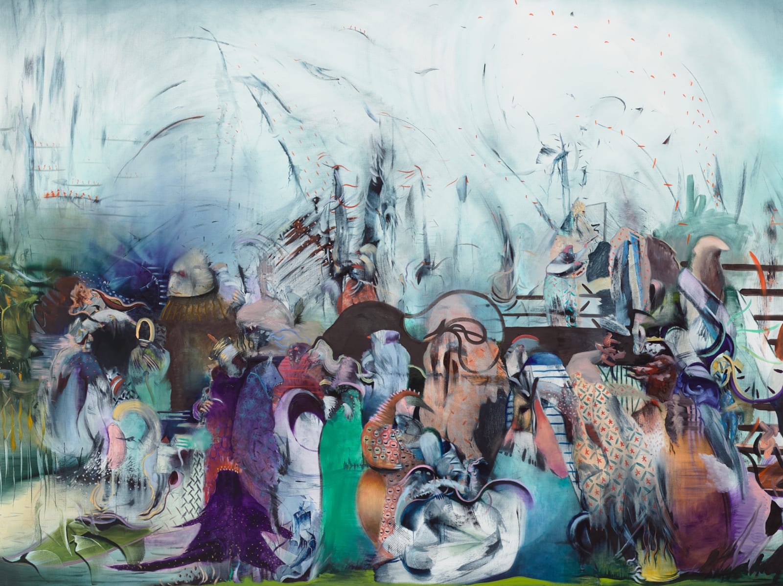 Ali Banisadr, Oil, 2016