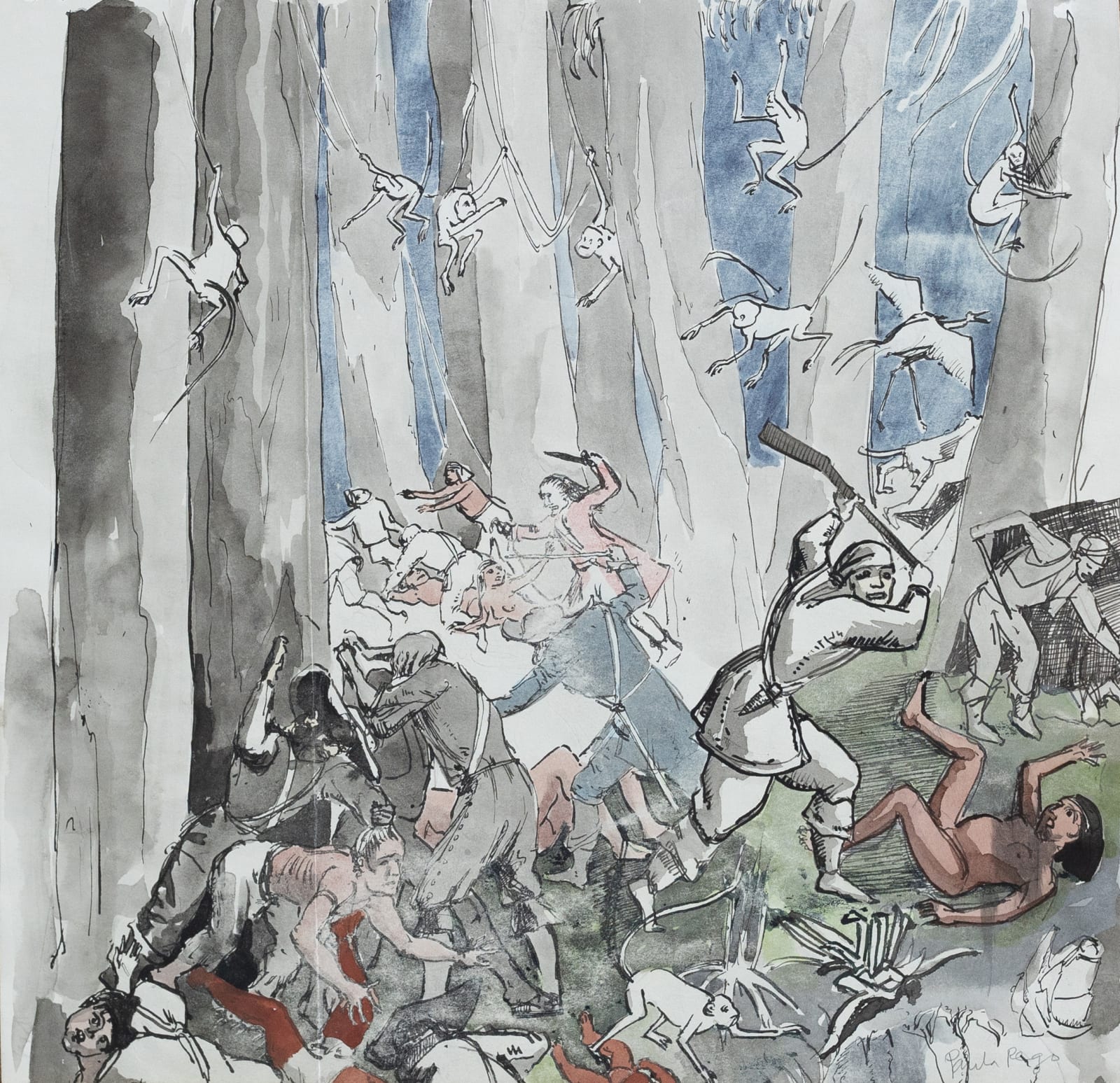Paula Rego, Study for Peter Pan and other stories, 1992