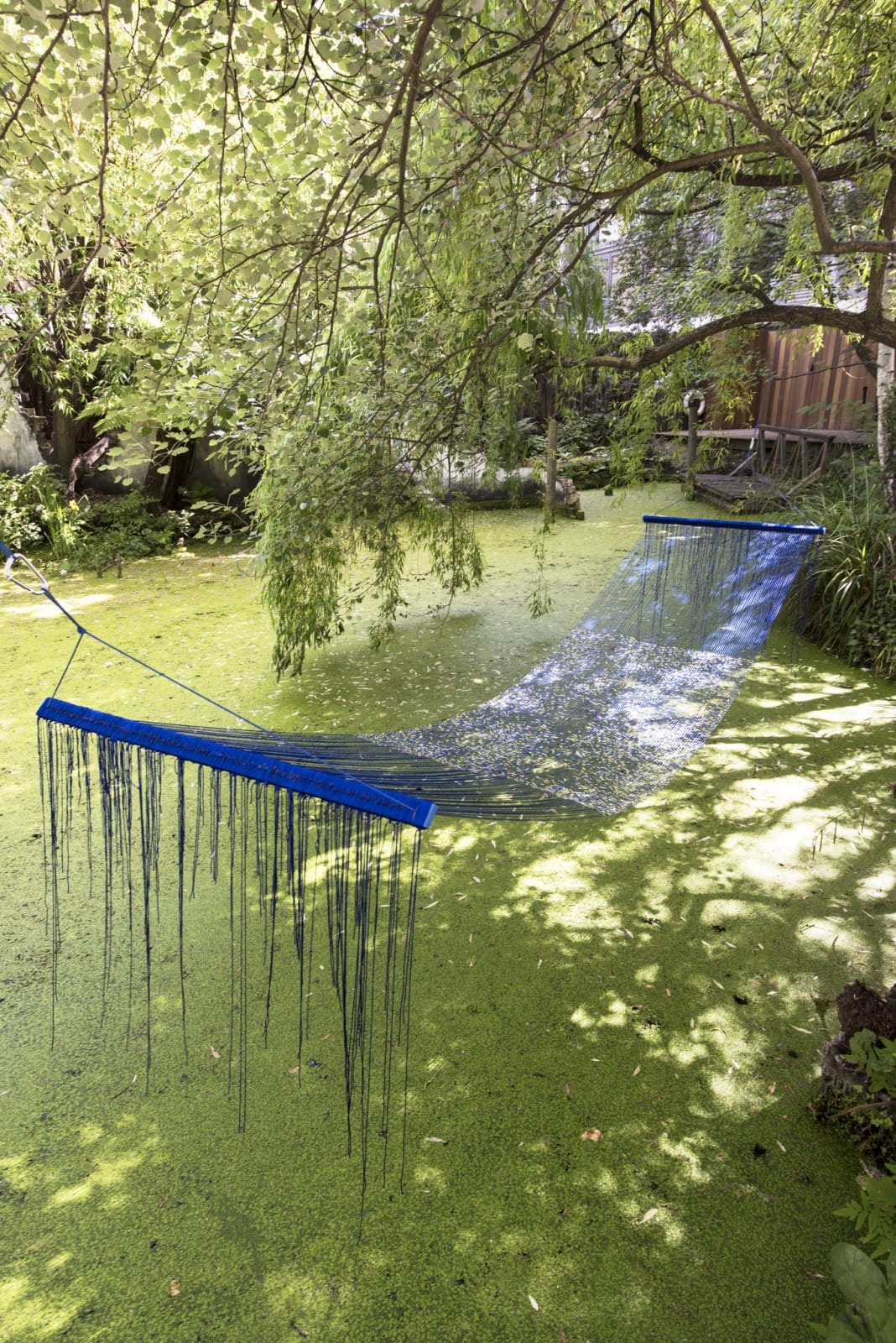 Sarah Sze, Hammock (for A. Martin), 2018