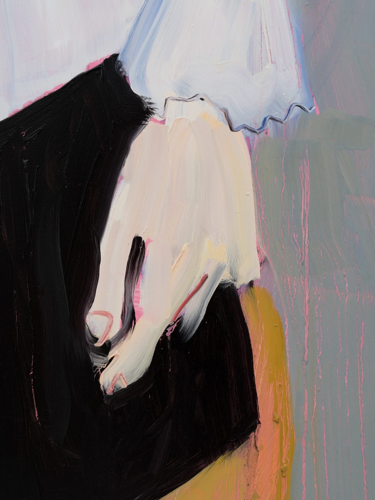 Chantal Joffe, Bella in a White Blouse, 2025