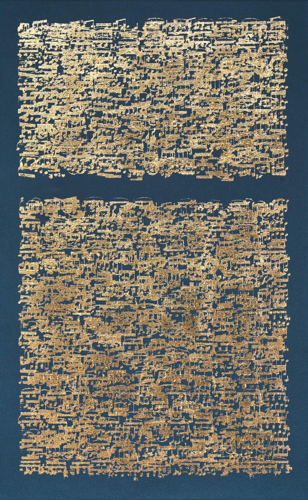 Idris Khan, Time Present, Time Past (Akhdar I), 2025