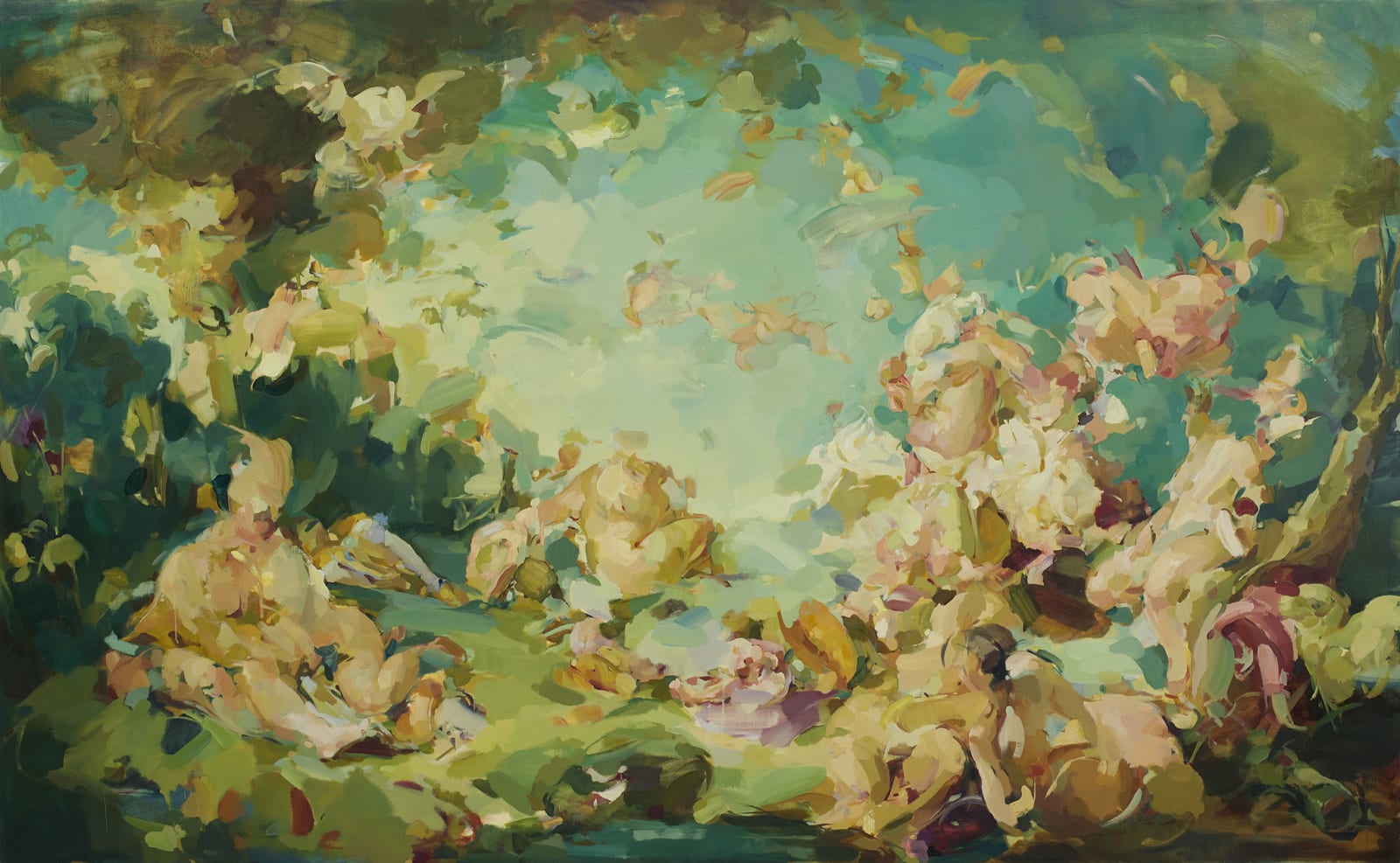 Flora Yukhnovich, A Glass and a Half, 2019