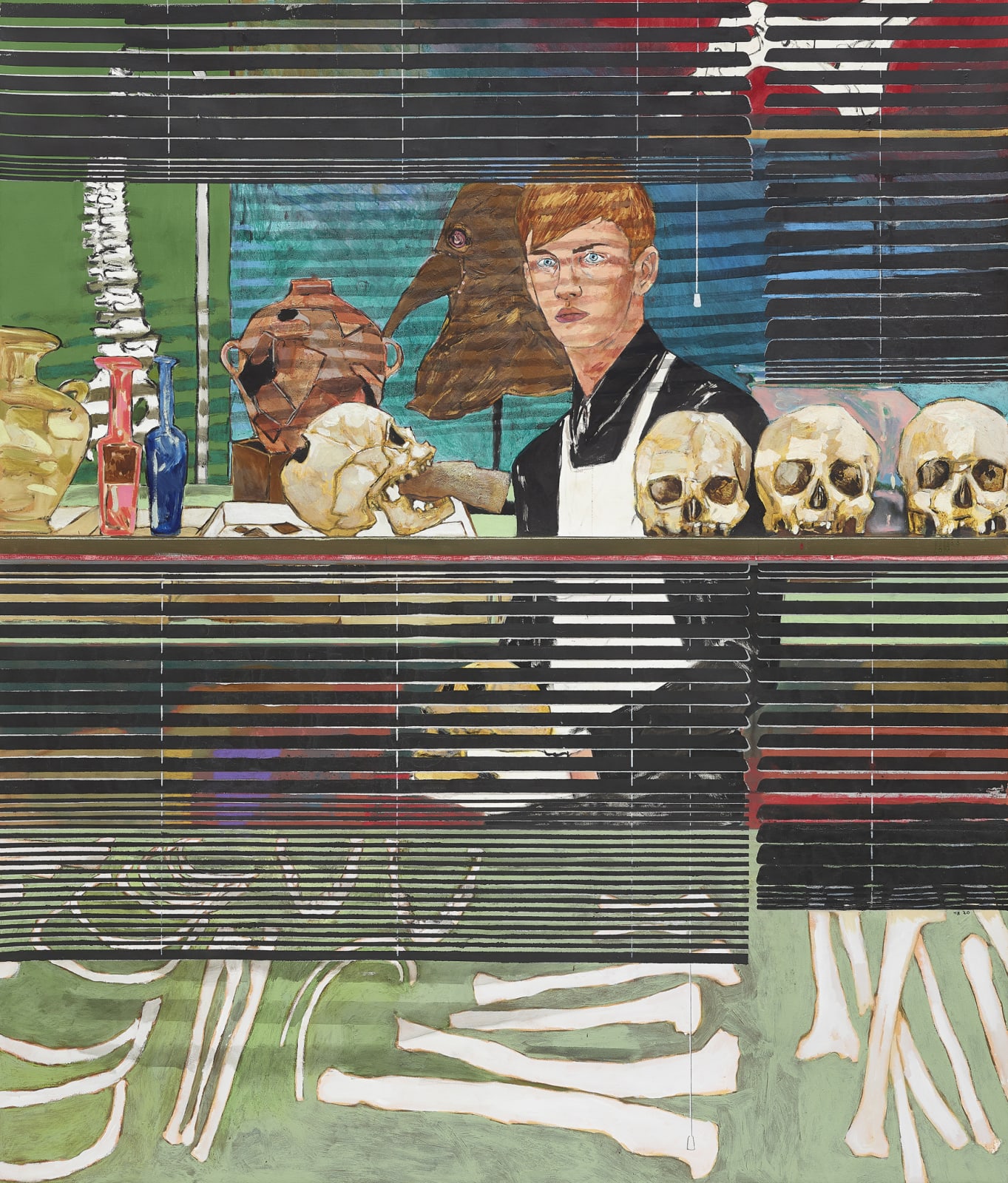 Hernan Bas, Vincent and the Venetian Vampire, 2020