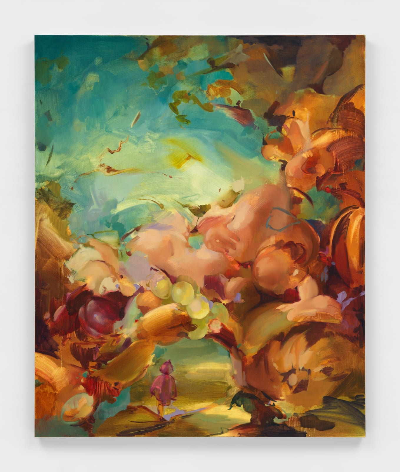 Flora Yukhnovich, Out with Lanterns, Looking for Myself, 2025