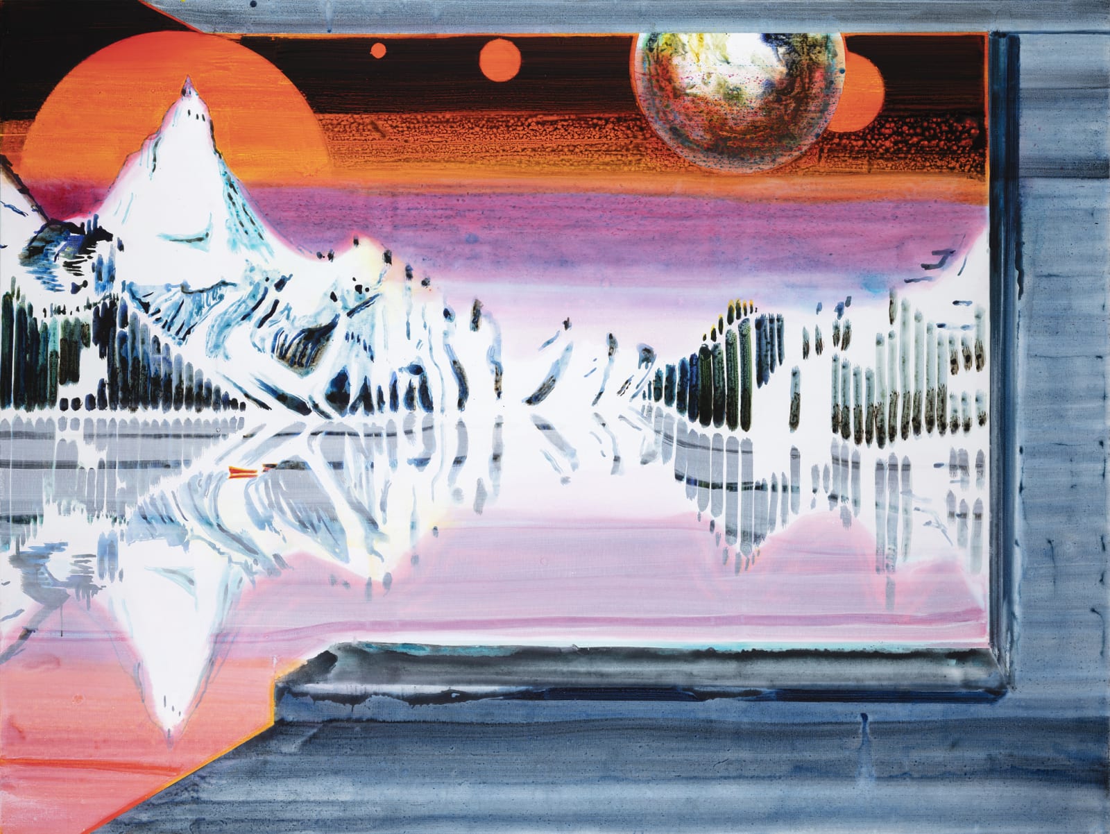 John Kørner, The earth from a window, 2019