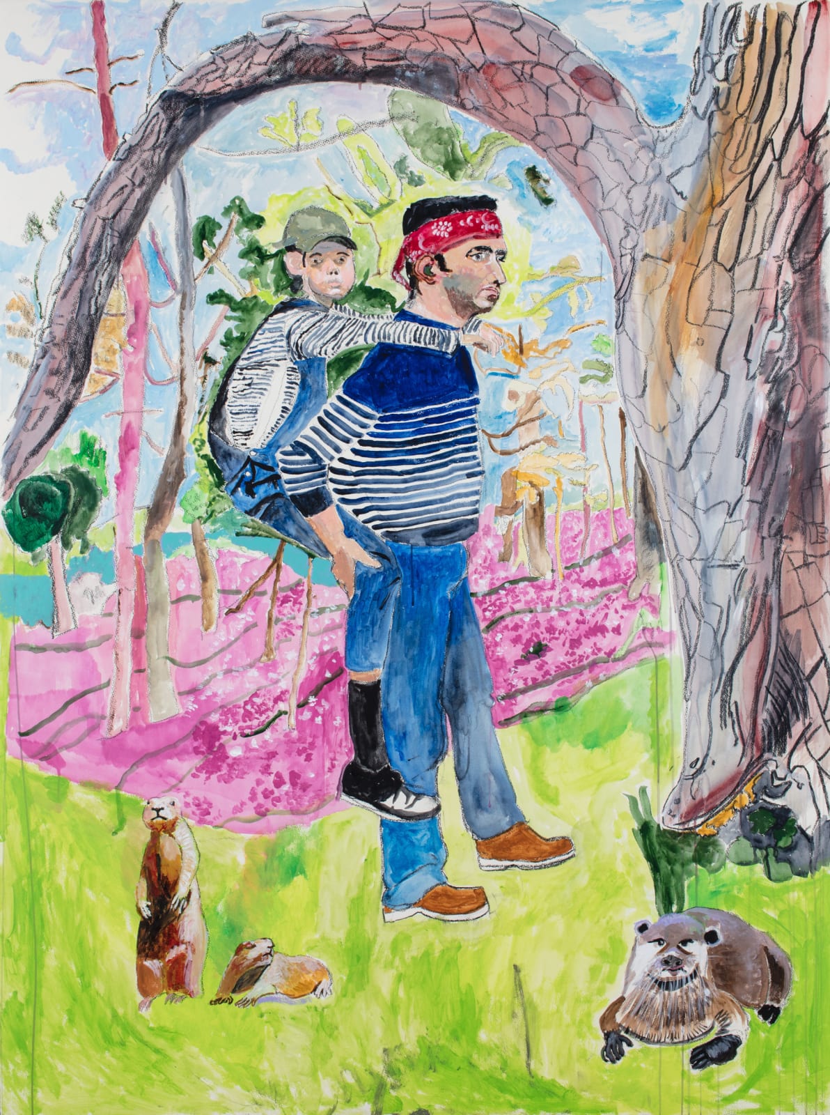 Paula Rego, Across the Forest, 2017