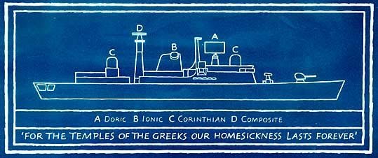 Ian Hamilton Finlay, For the Temples of the Greeks..., 1997