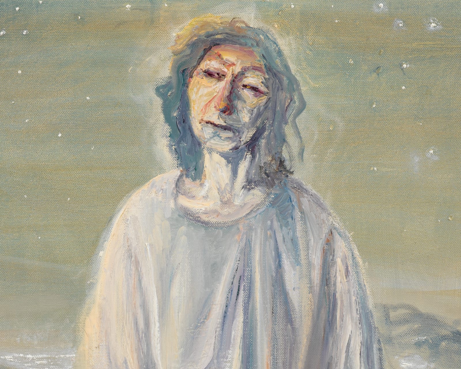 Celia Paul, Kate in a Starry Landscape, 2025