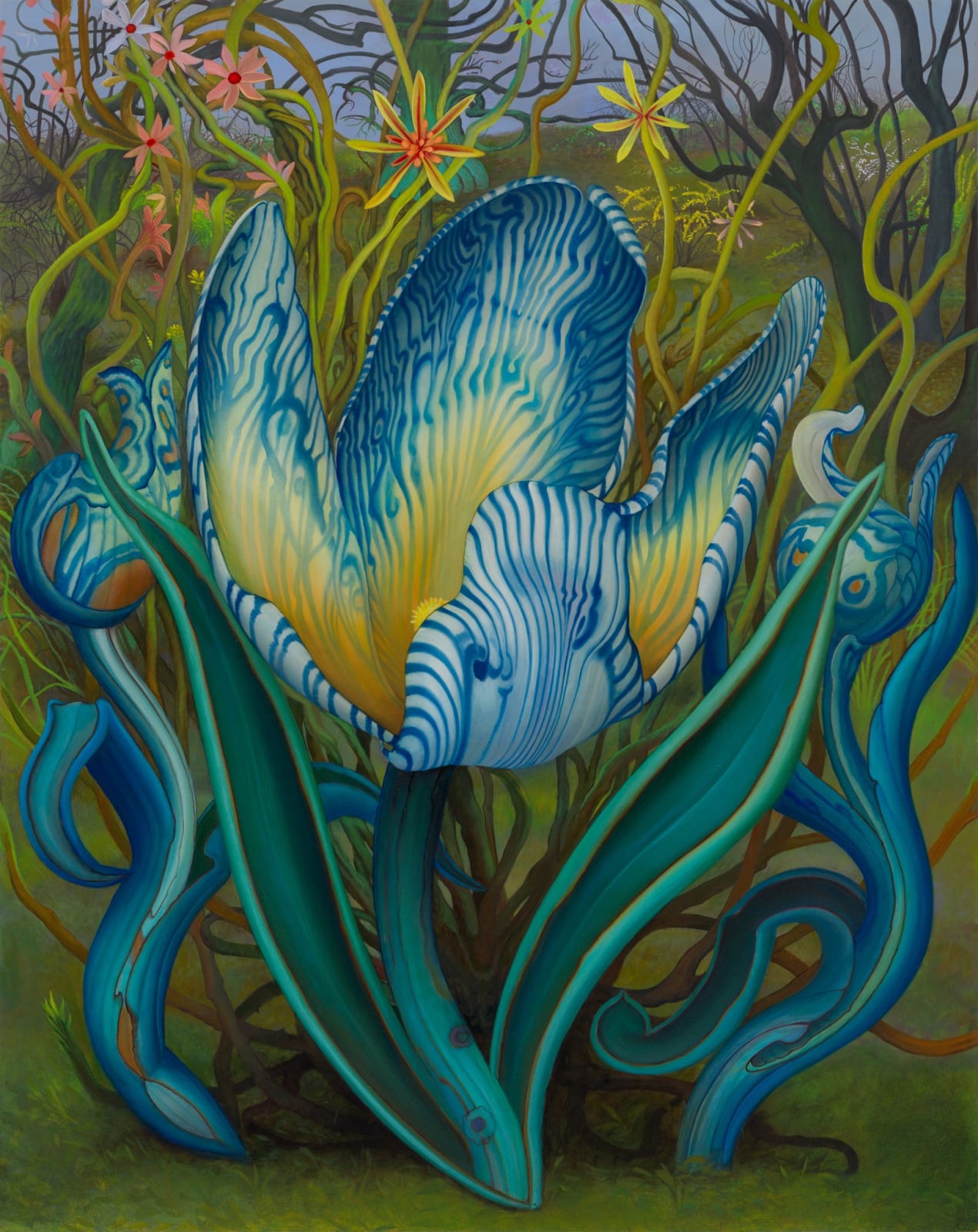 Inka Essenhigh, Blue Spring, 2024
