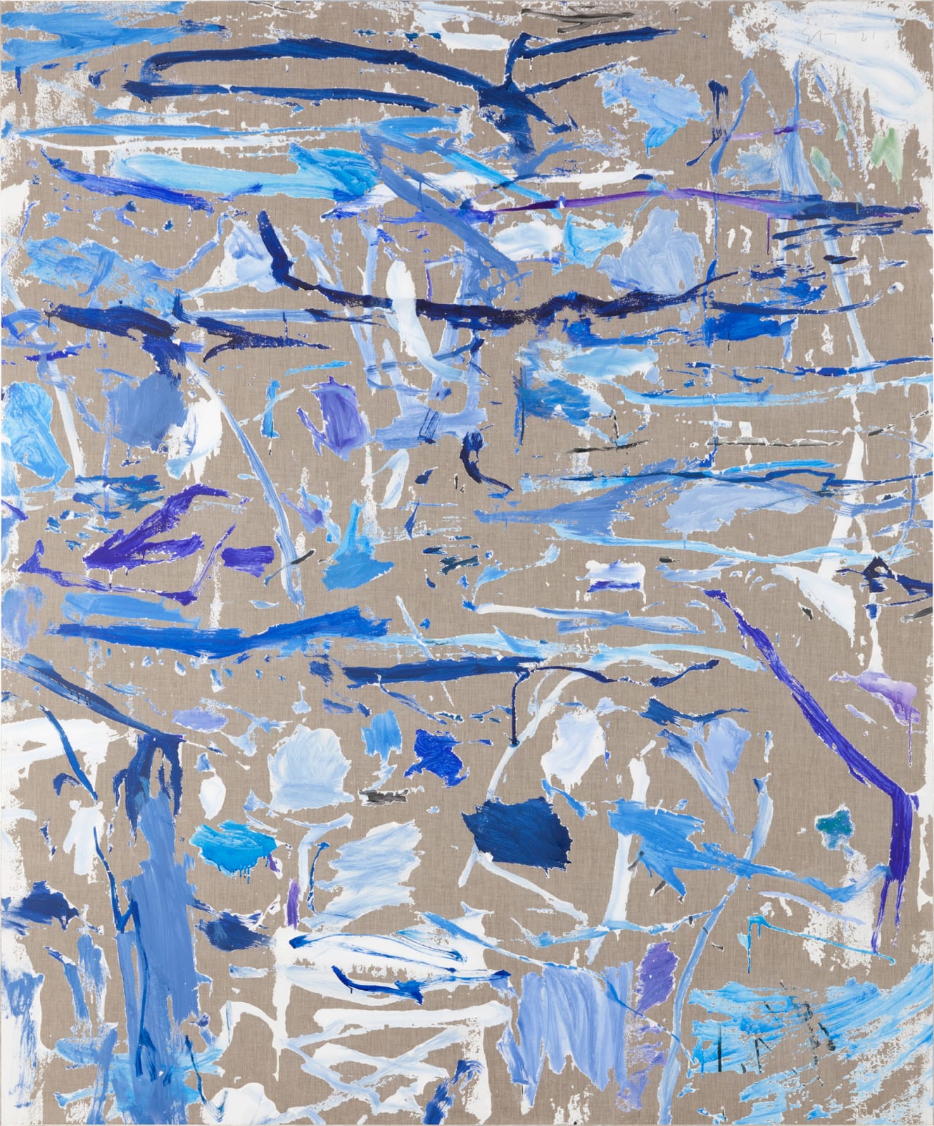 Secundino Hernández, Kind of Blue, 2021