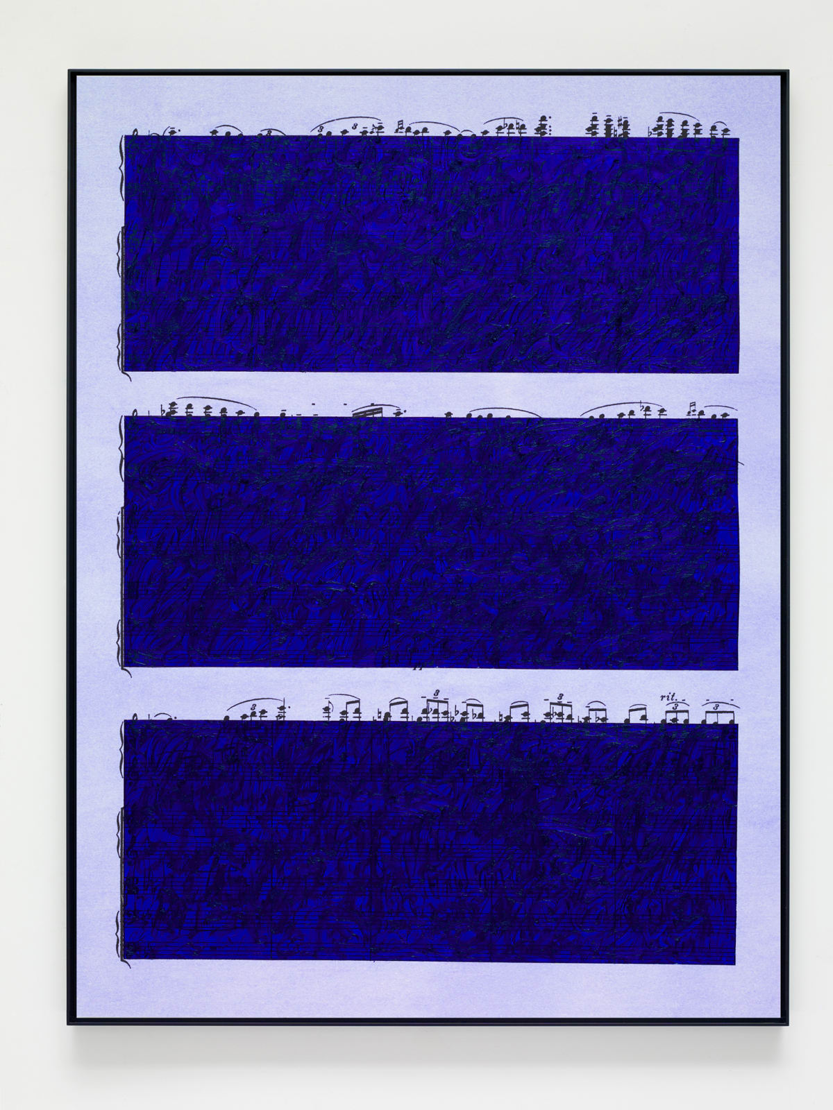 Idris Khan, Ultramarine Rhythms 5, 2019