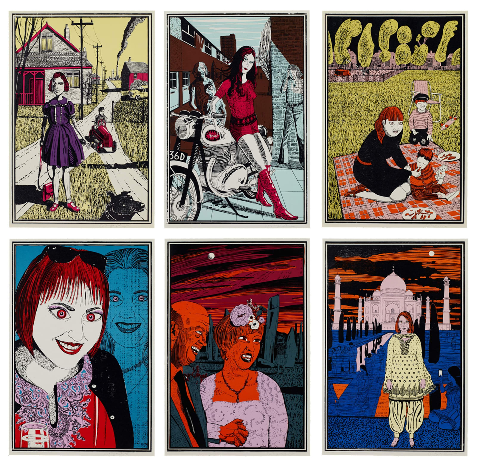 Grayson Perry, Six Snapshots of Julie, 2015