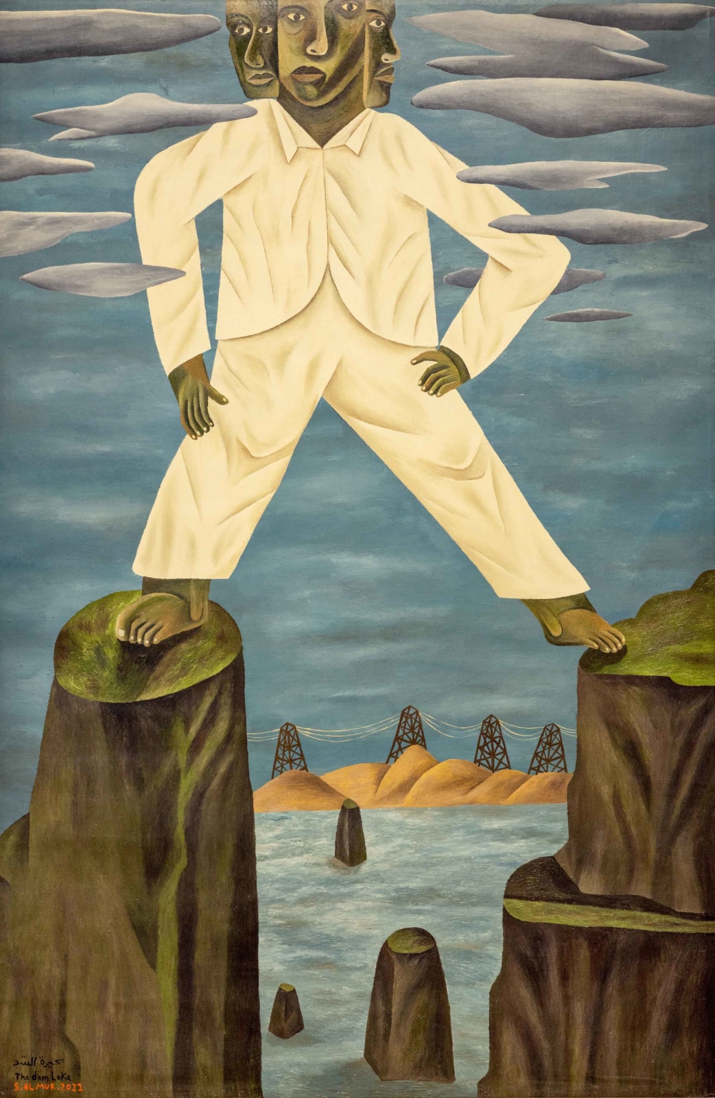Salah Elmur, The Dam Lake, 2021