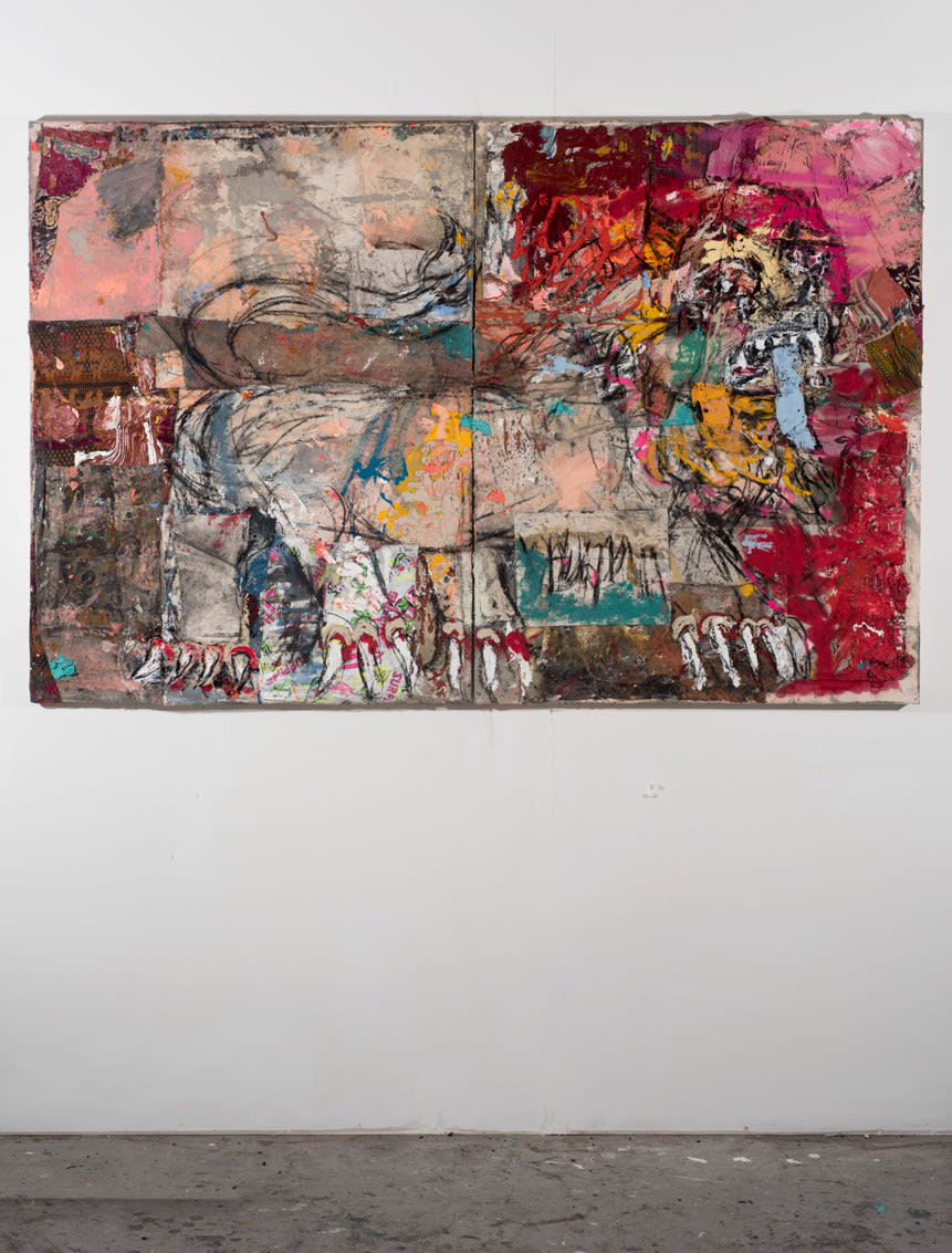 Daniel Crews-Chubb, Lion (Red and copper), 2018
