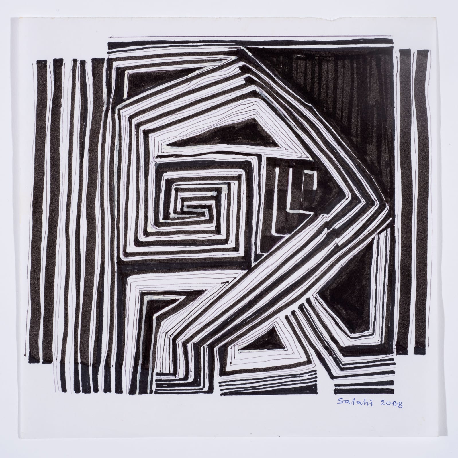 Ibrahim El-Salahi, Untitled, 2008