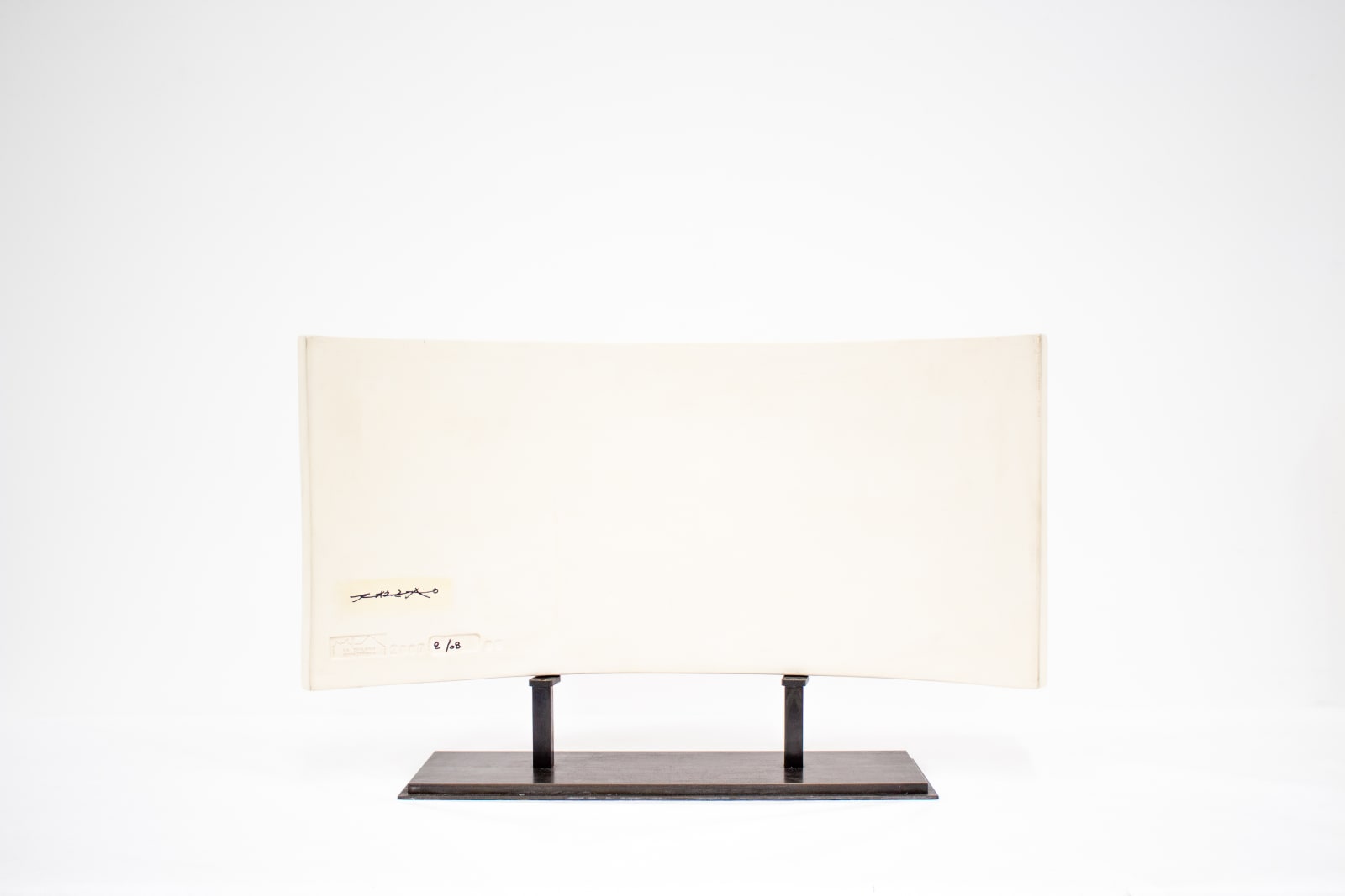 Zao Wou-Ki, Stèles Delille n° 6 (black & red), 2007