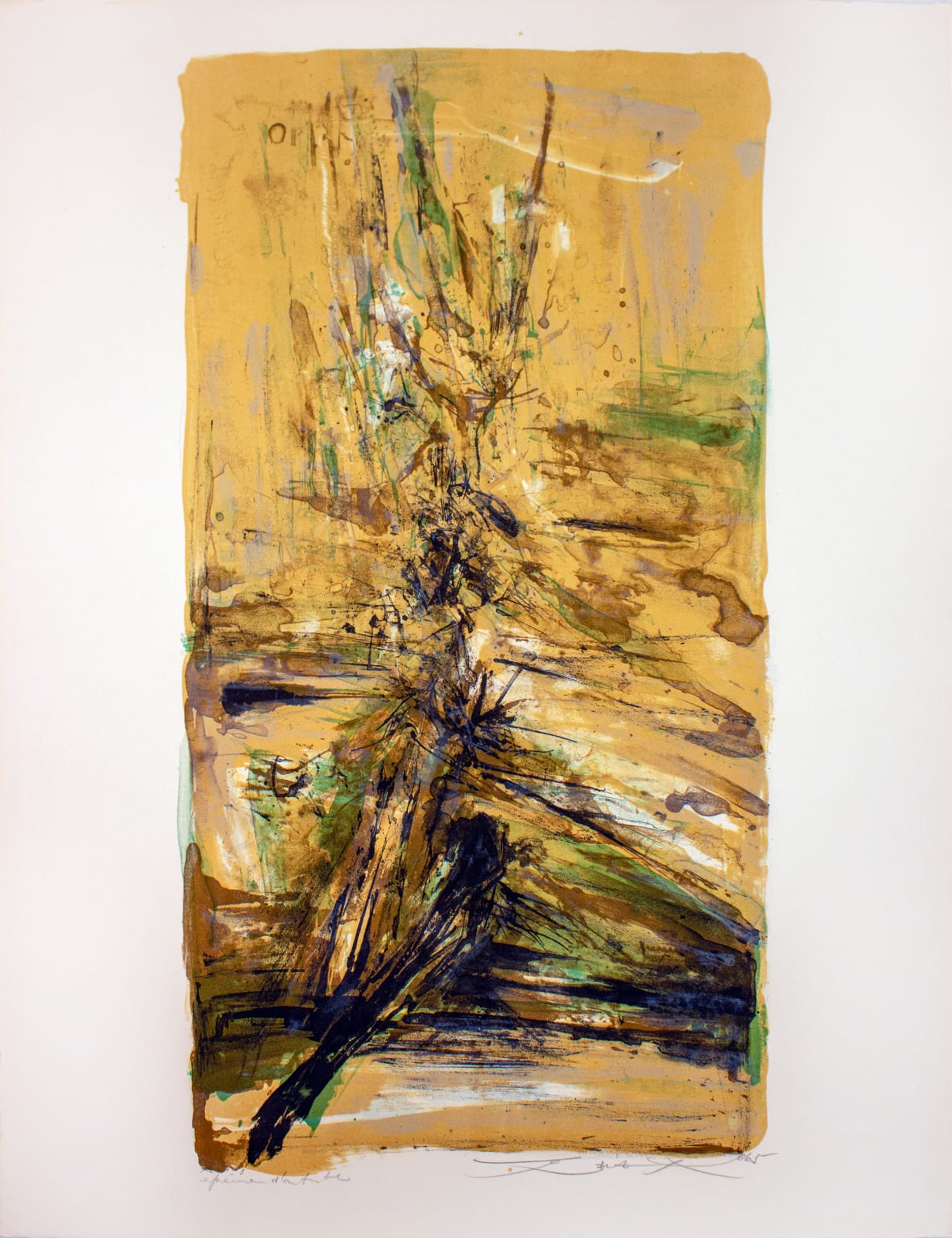 Zao Wou-Ki, Sans titre, 1965