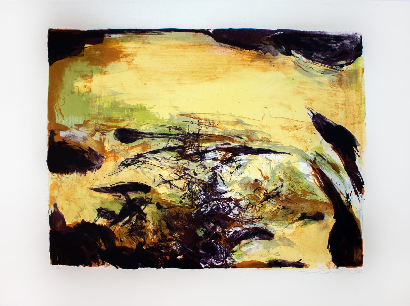 Zao Wou-Ki, Sans titre, 1973