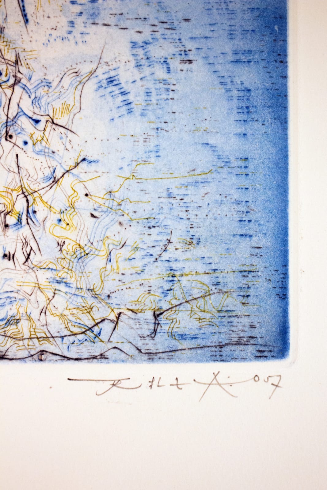 Zao Wou-Ki, Sans titre, Les compagnons dans le jardin, René Char, 1957