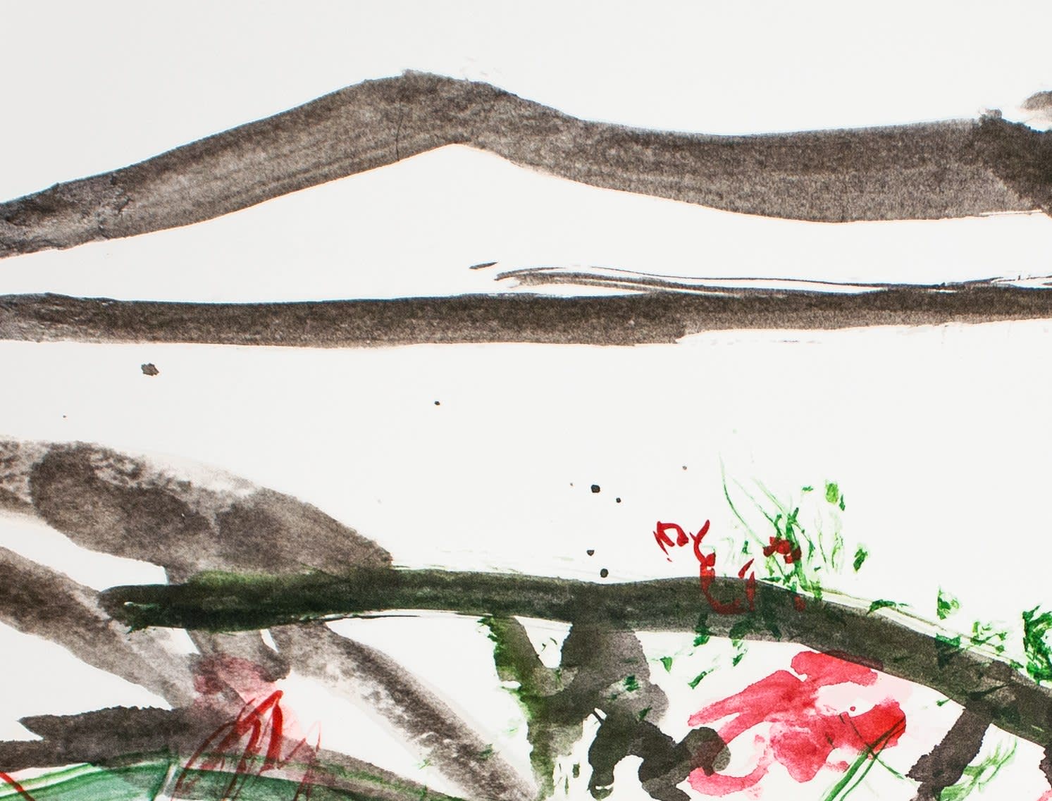 Zao Wou-Ki, Ibiza 2007 Tirage 2010, 2010