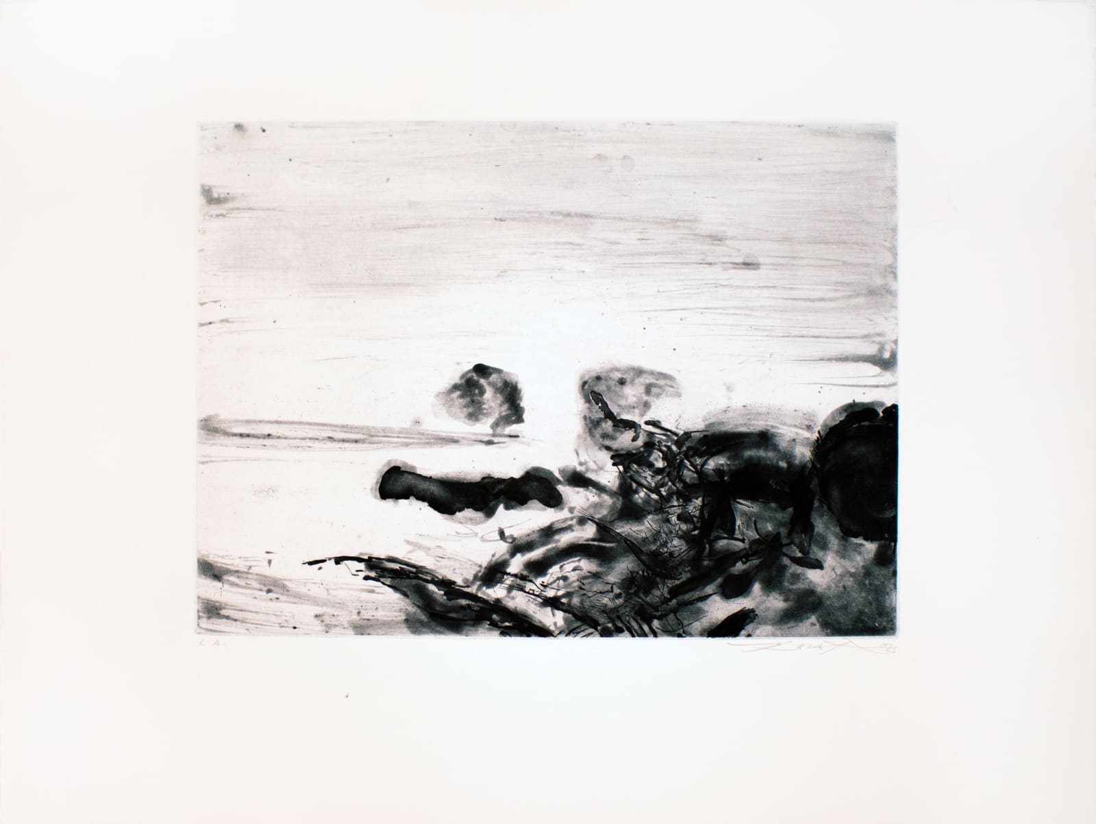 Zao Wou-Ki, Sans titre, 1973