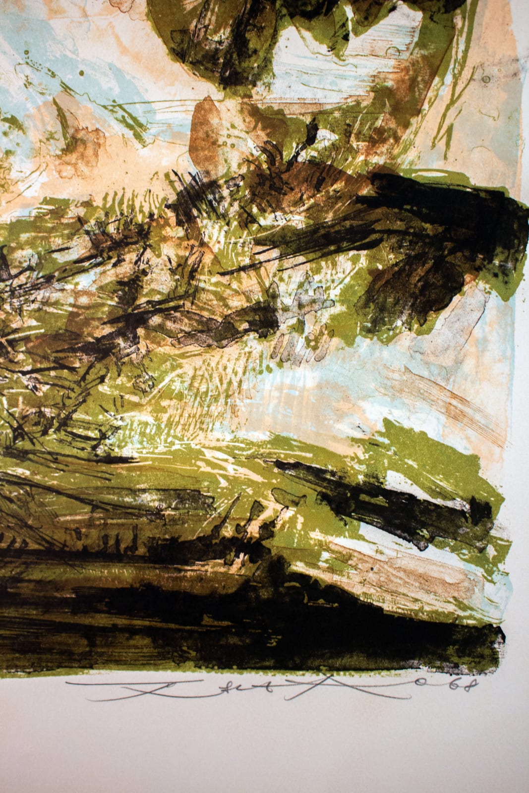 Zao Wou-Ki, Sans titre, 1968