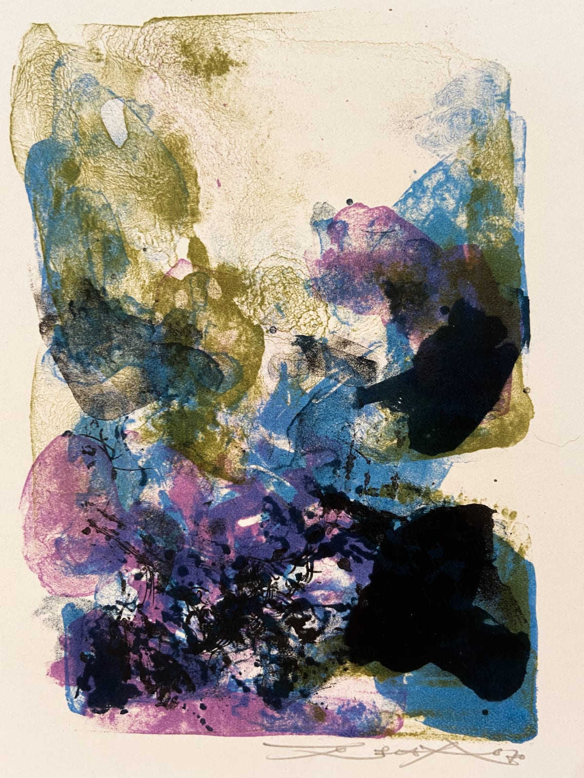 Zao Wou-Ki, Sans titre, Zao Wou-Ki, Claude Roy, 1967/ (1970)