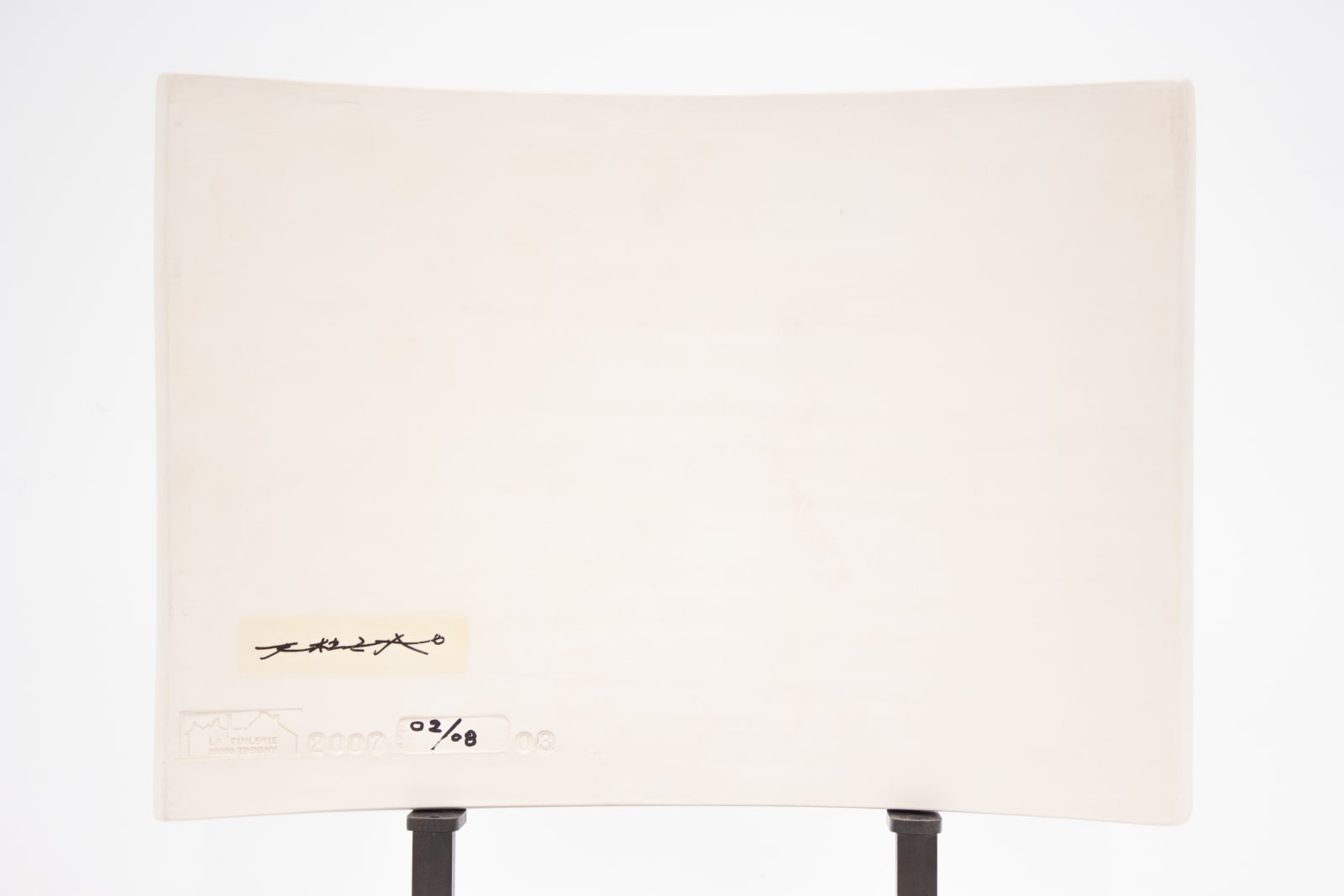 Zao Wou-Ki, Stèles Delille n° 3 (black dyptich 1), 2007