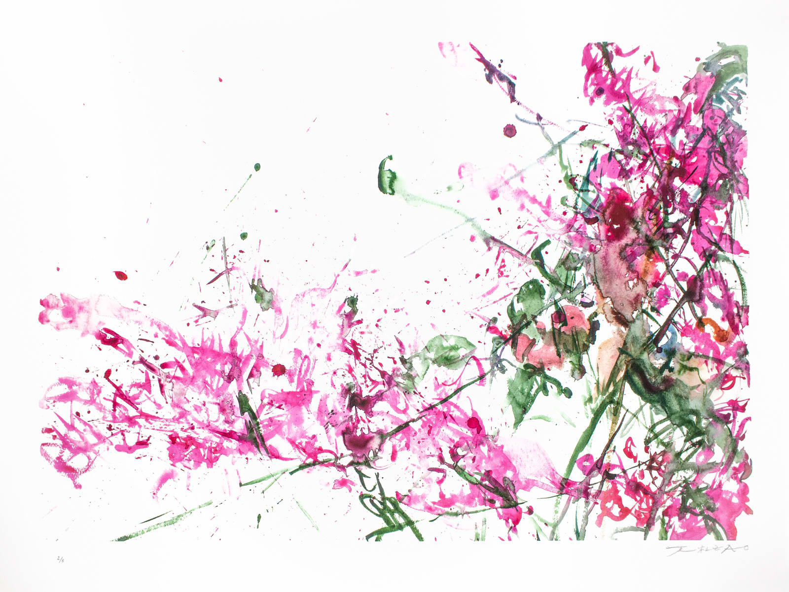 Zao Wou-Ki, Ibiza (Mai 2007), 2007