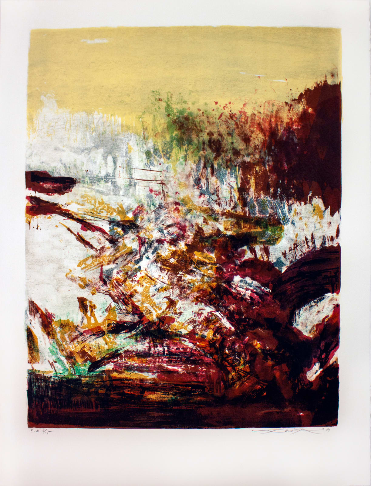 Zao Wou-Ki, Hommage à Penrose, 1981