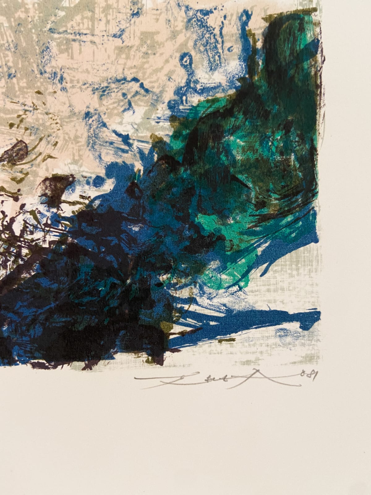 Zao Wou-Ki, Sans titre, 1982/ (1981)