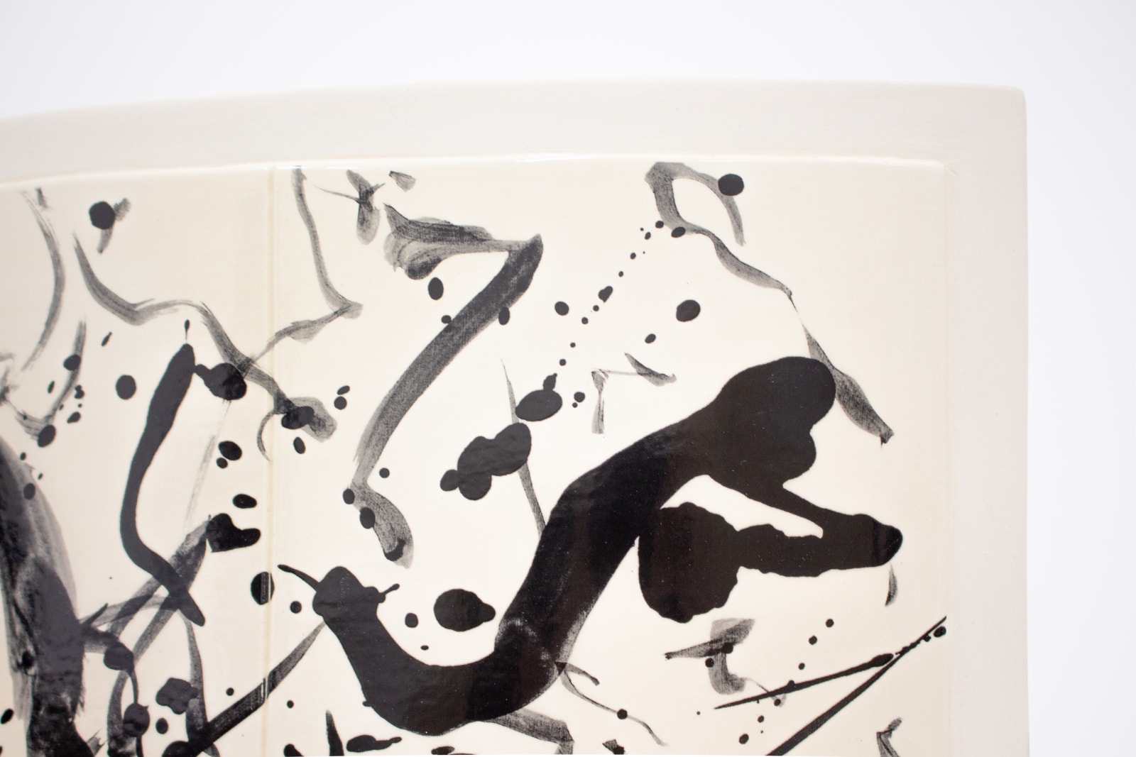 Zao Wou-Ki, Stèles Delille n° 3 (black dyptich 1), 2007