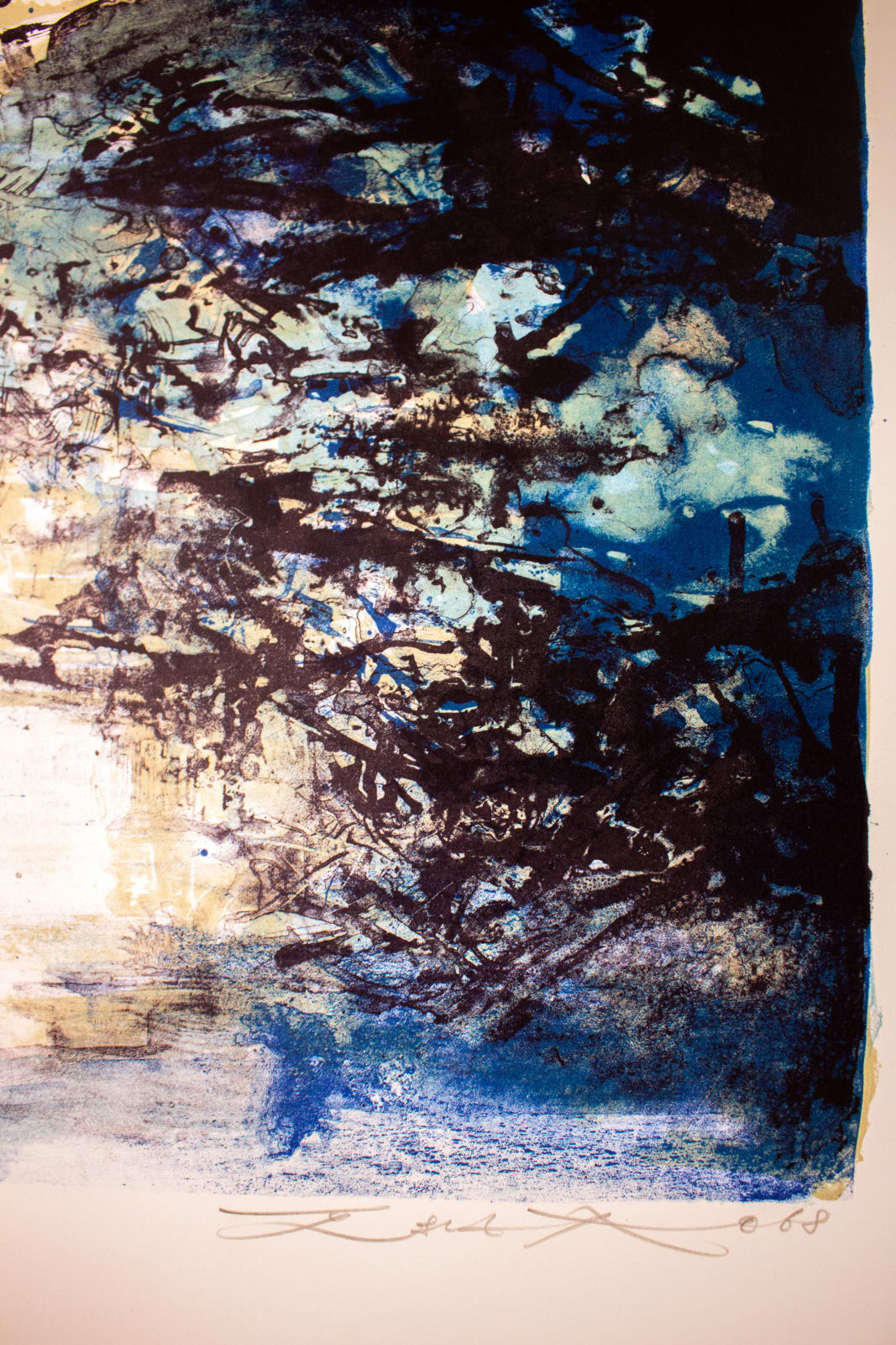 Zao Wou-Ki, Sans titre, 1968