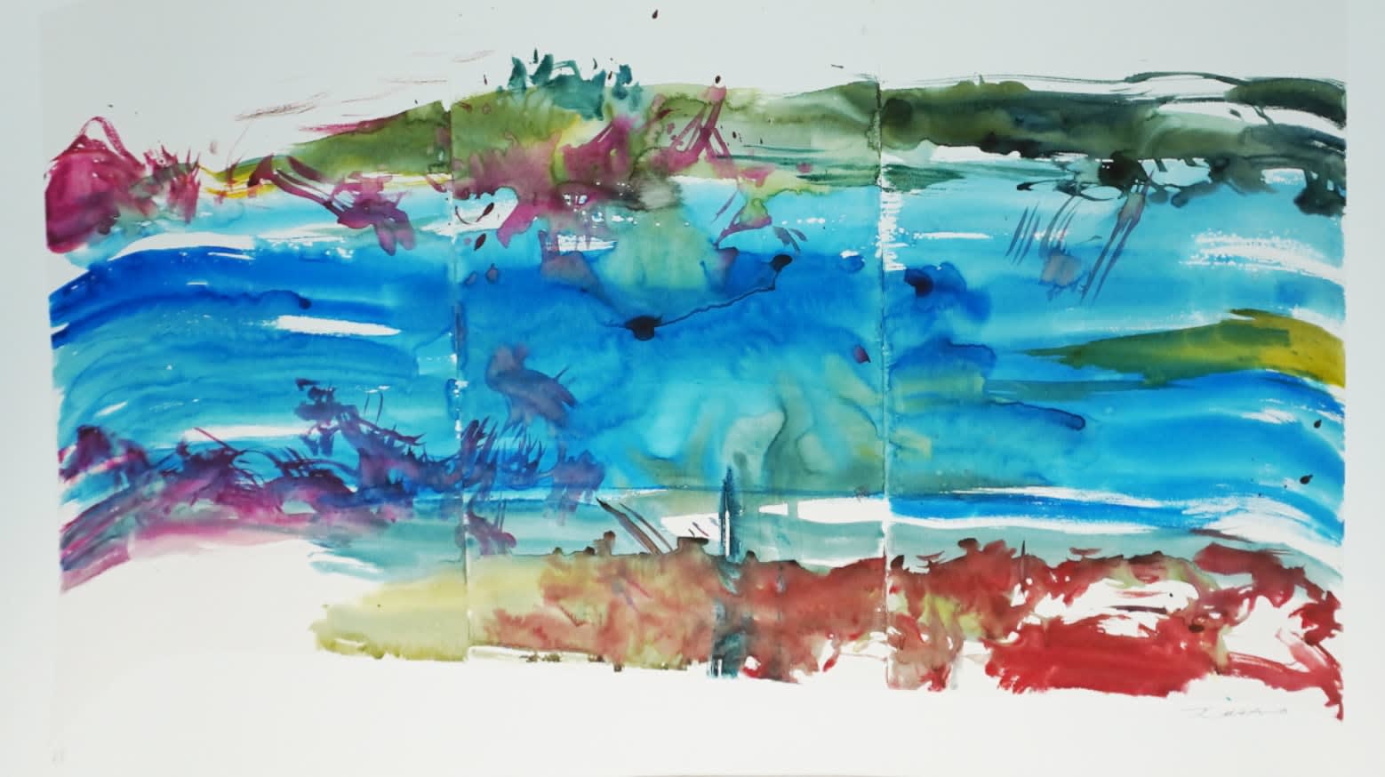 Zao Wou-Ki, Ibiza Talamanca, 2009