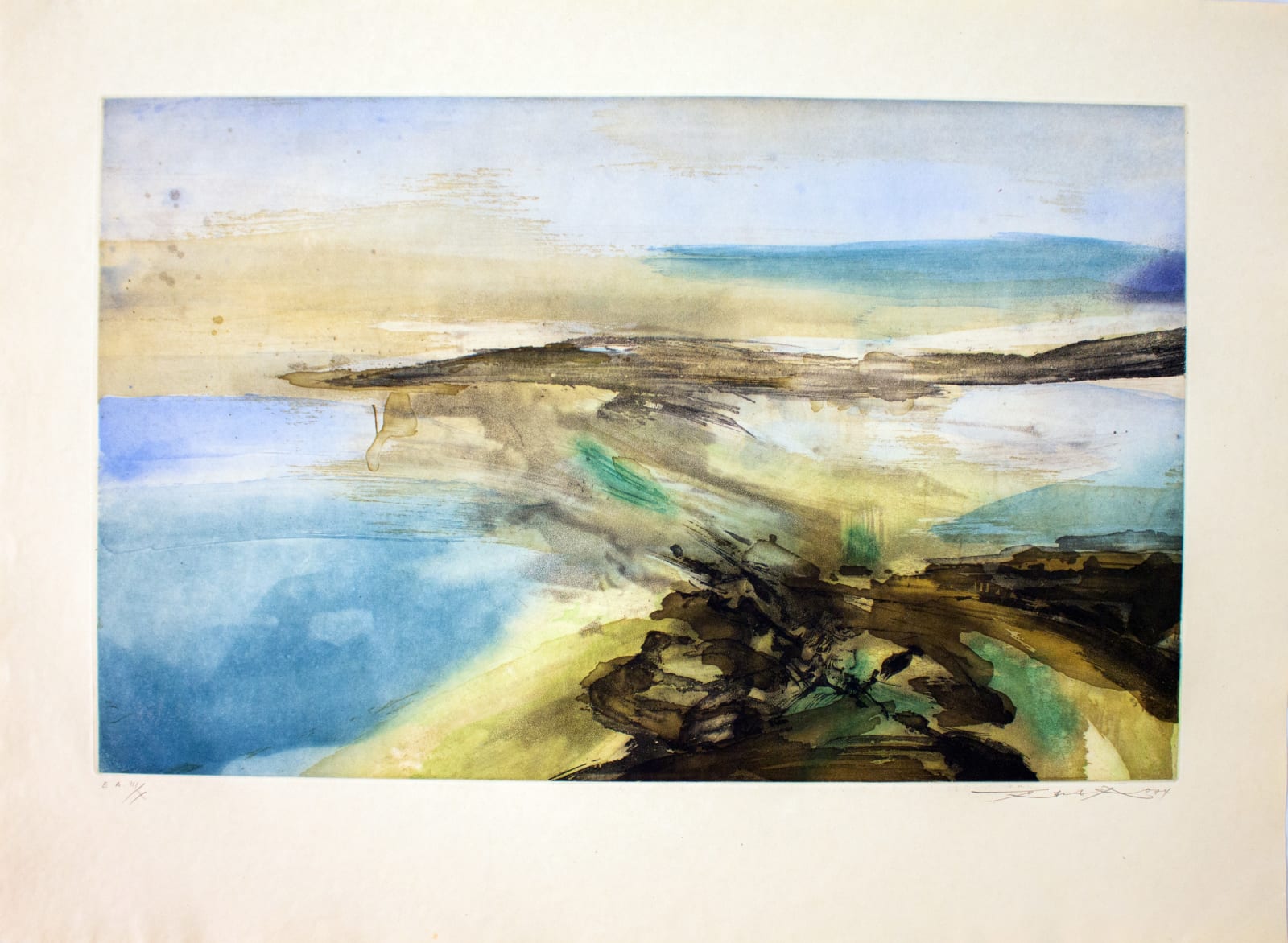 Zao Wou-Ki, Sans titre, 1974