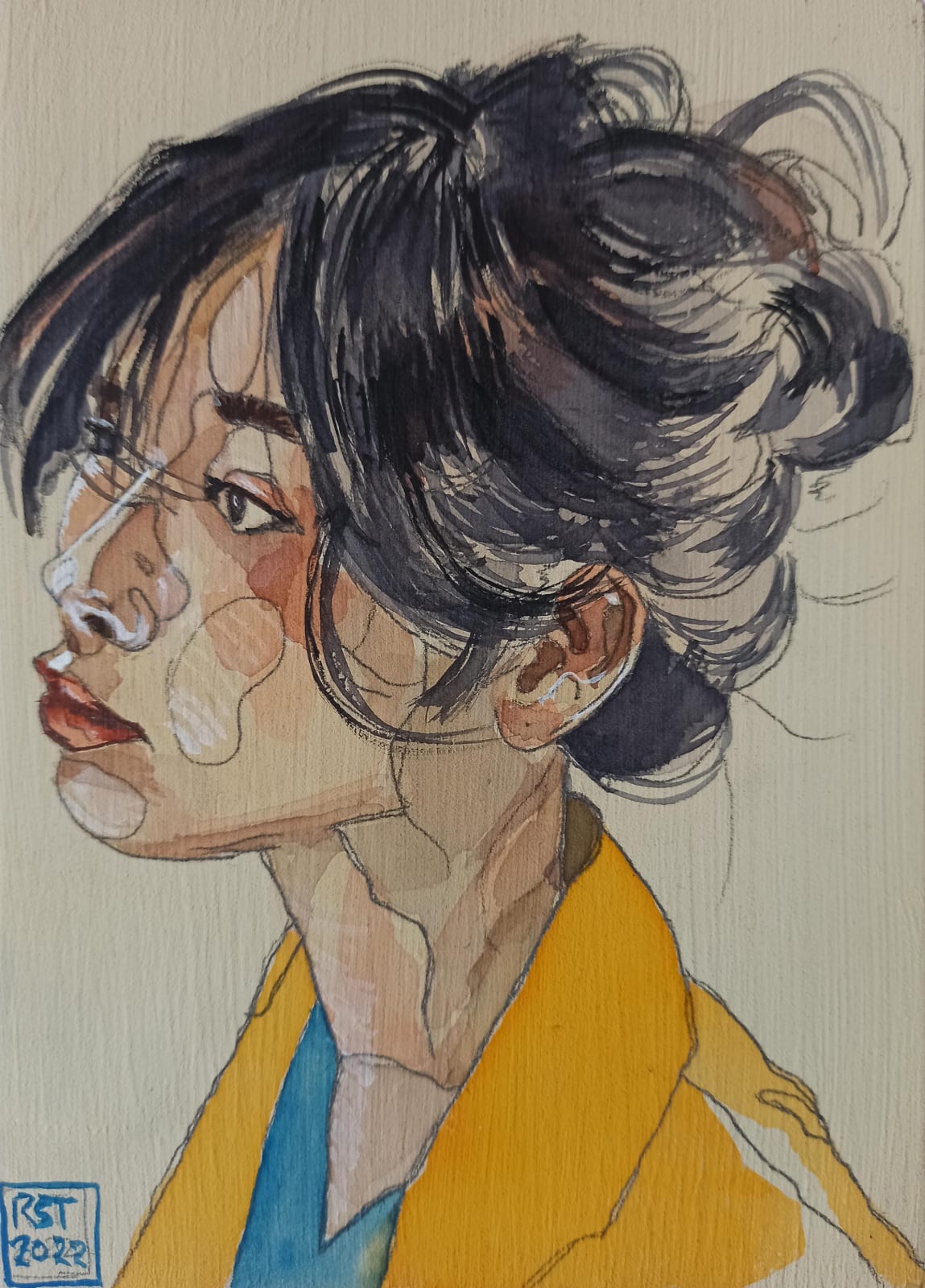 Richard Streitmatter-Tran, Quiet Mannerisms - Yellow, 2022