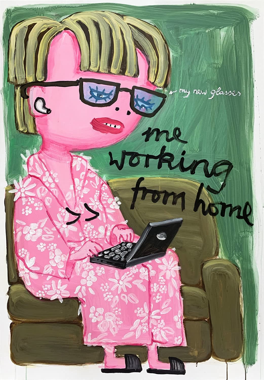 Katharina Arndt, me working from home, 2025